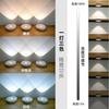 Carga por inducción magnética colina corrugada focos pequeños un control multi-lámpara luz de ambiente luces de sombra y luz rejilla para vitrina de vino
