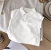 Camisa Polo Sem Manga Masculina Estilo Verão 2025 Roupa de Fora Sem Manga Linda Camisa Polo Infantil Tops de Bebê Atacado