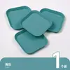 Plato Escupidera de Paja de Trigo Transfronterizo Plato de Basura para Mesa de Comedor Doméstica Plato Cuadrado Resistente a Caídas para Frutas Snacks Frutas Secas