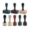 Nuevo Producto Transfronterizo Mango de Madera Sello de Esponja para Colorear Almohadilla de Tinta para Diario DIY Materiales para Difuminar Herramientas para Colorear Venta al por Mayor