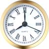 Diámetro 61mm Inserción Reloj de Juguete Marco Dorado y Plateado Reloj de Cuarzo