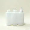 Garrafa Plástica de Apertar com Bico Fino, Transparente com Tampa, Frasco Dosador à Prova de Vazamentos, Frasco Dosador de Cola, Frasco de Apertar para Tinta e Remédios, Múltiplas Especificações para Escolher