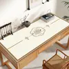 Tapete para Pintura e Caligrafia Estilo Nacional Paisagem Maré Nacional Estilo Antigo Caligrafia Couro Tapete de Escrita Impermeável e à Prova de Óleo Tapete de Mesa Tapete para Mesa de Aula de Estudante