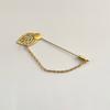 Broche de Pérola DIY Coreano Aço Inoxidável Bandeja Reta Cobre Alfinete de Corsage Acessórios de Decoração de Roupas Atacado