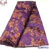 Tecido Brocado Jacquard Antigo Bordado Dupla Face com Fio de Ouro e Prata Renda Brocada Africana