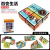 Venta Caliente Transfronteriza Cubo de Rubik Geométrico Variable Tridimensional 3D Descompresión Cubo de Rubik Magnético Ilimitado Volteo Juguetes Educativos para Niños