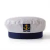 Ventas Directas de Fábrica Sombrero de Marinero Transfronterizo Sombrero de Uniforme Sombrero para Actuación en Escenario Sombrero de Marinero Sombrero de Tripulación Sombrero Azul Marino Sombrero de Capitán Festival