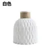 Maceta de Plástico Cerámico Imitación con Flocado de Espuma Juego Completo de Macetas Pequeñas para Arreglos Florales Accesorios de Escritorio Macetas Hidropónicas Base para Flores Artificiales