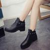 Botas de Mujer Botas de Nieve para Mujer 2025 Nuevas Botas Cortas Botas Martin Estilo Coreano Botas Martin con Remaches de Mujer Una Pieza Envío Directo