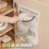 Organizador de Almacenamiento de Bolsas de Basura para el Hogar, Bolsa de Malla con Cinta Mágica para Montar en la Pared, Bolsa de Almacenamiento de Bolsas de Plástico para Cocina de Gran Capacidad