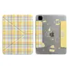 Conejo Collage Blanco y Negro 70% de descuento Estuche Protector Magnético Desmontable en Forma de Y para Ipad11 Air8 con Ranura para Lápiz Pro Duro