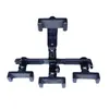 Barra Transversal de Extensão de Metal com Quatro Posições Suporte Móvel para Transmissão ao Vivo Braçadeira Universal para Haste Redonda Suporte de Extensão Acessórios para Suporte de Telefone