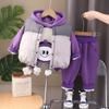 Traje de Chaleco Grueso para Bebé Niño Invierno para Niños 2 Ropa de Bebé a la Moda 3 Ropa para Niños de 1 a 4 Años Ropa de Invierno para Niño