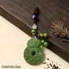 Colar Pingente Lanyard Chaveiro Colar Pingente Colar de Contas He Xiang Pingente Wenwan Incenso Medicinal Etiqueta para Pendurar Marca He Xiang Ping An