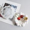Suporte de Vela Nuvem de Bolhas Cola DIY Molde de Silicone de Resina Copo de Vela com Contas de Bolha Bandeja de Armazenamento de Gesso Enfeites