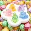 Figuritas de Tortuga de Resina Brillantes y Coloridas al Mismo Estilo que Quan Hongshan, Populares en Línea, Juguetes Apilables de Tortugas Marinas, Stock Listo de Fábrica
