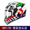 Exportación al por mayor de cascos integrales para motocicleta para hombres y mujeres, estilo retro, cascos de verano e invierno, seguridad Dot/3C, visor transparente