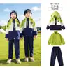 Uniformes de Jardim de Infância, Jaquetas de Primavera e Outono, Conjunto de Três Peças, Uniformes de Classe para Crianças do Primeiro Ano, Uniformes de Escola Primária, Conjuntos de Outono e Inverno