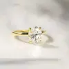 Anéis Europeus e Americanos Transfronteiriços Cravejados com Diamantes, Anéis Quadrados Geométricos de Zircônia Grande Microcravejados, Fábrica de Origem de Joias da Moda