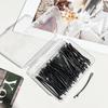 Fixador de Raiz de Cabelo Fofo Sem Costura Presilha Barbearia Estilista Posicionamento Presilha Bico de Pato Simples Franja Alta Topo Craniano Grampo para Cabelo Quebrado