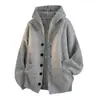 Cárdigan de Punto para Hombre Transfronterizo Estilo Perezoso Americano Sudadera con Capucha Abrigo Suéter Invierno 2026 Nuevo Top