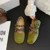 Zapatos Mary Jane esmerilados versátiles de caña baja 2026 para mujer, nuevo estilo con hebilla, estilo retro, adecuados para faldas, bailarinas y ropa de noche
