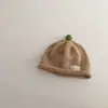 Gorro de Lana Tejido de Otoño e Invierno para Niños, Boina Rizada Linda para Niños y Niñas, Gorro de Pintor Cálido de Color Sólido para Bebé