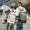 Mochila Transfronteriza Nueva Mochila Simple de Moda para Exteriores Mochila para Estudiantes de Secundaria y Preparatoria de Gran Capacidad para Hombres