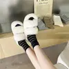 Meias femininas Coreia do Sul Dongdaemun meias listradas de cano médio série Morandi meias de felpa para curling meias femininas da moda retrô japonesa
