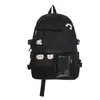 Mochila para alunos do ensino fundamental leve alunos do ensino fundamental fresca fofa novo estilo mochilas para terceira quarta sexta série bolsa de ombro dupla grande capacidade