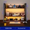 Estantería de Escritorio Estante de Almacenamiento Multicapa Pequeño Instalación Simple Estante de Almacenamiento para el Hogar Gabinete de Dormitorio Estante para Escritorio de Estudiante