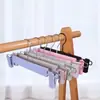 Potente Pinza para Pantalones Esmerilada sin Marcas Pinza para Pantalones Jk para Secar Ropa Perchero Doméstico para Ropa de Estudiante Pinza de Hacha Plástico
