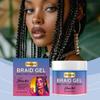 HOEGOA Gel de Estilismo para Trenzado de Cabello Nutritivo e Hidratante Mantén el Cabello Brillante Cuidado del Cabello Trenzas de Cabello Trenzado Estilismo