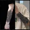 Adesivos de Tatuagem de Ervas Estilo Gótico Dominador à Prova d'Água e Suor Duradouros Tatuagens para Braço e Perna de Homens e Mulheres Adesivos de Tatuagem de Alta Qualidade