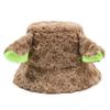 Sombrero nuevo de cordero para mujer otoño e invierno sombrero de pescador orejas de felpa lindas oveja luna una oveja cálido baa palangana