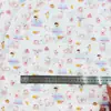 Algodón Hilo de Doble Capa Primavera y Otoño Impresión Digital Dibujos Animados Hello Kitty Ropa para Mujer Ropa para Niños Vestido Ropa Ropa para el Hogar Hecha a Mano