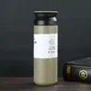 Estilo Harajuku Japonés Acero Inoxidable 304 Mango Elemento Taza Térmica Doble Capa Vacío Venta al por Mayor Transfronteriza Taza de Café Personalización