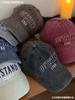 Gorra de béisbol retro americana con letras para circunferencia de cabeza grande, lavada, aspecto antiguo, sombrero de hombre pequeño, gorra con visera para primavera y verano