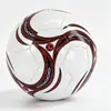 Bola de Futebol Tamanho 5, Bola de Futebol para Jogo de Adultos 11 Jogadores, PVC Espessado à Prova de Explosão Resistente ao Desgaste Alta Elasticidade Costurada à Máquina, Atacado