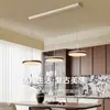 2025 Novo Lustre para Restaurante Estilo Meados do Século Madeira de Nogueira com Veios Simples Moderno Lustre Inteligente para Restaurante Espectro Completo