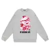 Sudadera de camuflaje de moda transfronteriza para hombre, otoño e invierno, manga larga, estampado de letras, holgada, cuello redondo, sudadera pullover para hombre