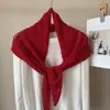 Cachecol Triângulo de Tricô para Mulheres no Inverno, Proteção para o Pescoço, Cachecol Pequeno, Cachecol Quente Decorativo para o Pescoço, Colete, Xale com Recortes para Mulheres Usarem Fora