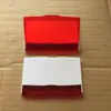 Estuche de plástico plegable para tarjetas de presentación estuche de bolsillo para tarjetas de presentación Estuche de oficina para tarjetas de presentación