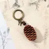 Pingente de Bolsa Estilo Floresta de Frutas de Planta Natural Chaveiro Bodhi Feito à Mão Pingente de Bolsa Literário Estilo Chinês Novo