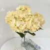Flor Artificial Hortensia Retro Decoración Hogar Americano Hortensia Retro Otoñal Flor Artificial Suave Interior Flor de Seda
