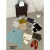 Conjunto de Cardigan de Tricô Canelado Fashionável de Outono + Regata de Tricô com Bolso Único Apenas Um VI+ para Mulheres 98683
