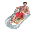 Cama Flotante para Nadar para Adultos, Flotador Inflable para Agua, Flotador Grueso para Nadar para Niños, Juguete de Silla Lounge Flotante para Piscina al Aire Libre