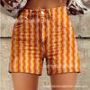 2025 Populares Comercio Exterior Transfronterizo Aliexpress Ebay Exportación Europea y Americana Talla Grande Pantalones Casuales Delgados Cortos Imitación Vaqueros