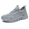 Zapatos para Hombre Primavera y Verano 2025 Nuevos Zapatos Deportivos Ligeros y Transpirables de Malla Tejida Voladora para Correr Zapatos Casuales de Talla Grande Transfronterizos