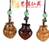 Yiming Xianyuan Talla de Sándalo Dibujo Animado Colgante Accesorios para Teléfono Móvil DIY Talla en Madera Lindo Animal Colgante Colgante para Bolsa